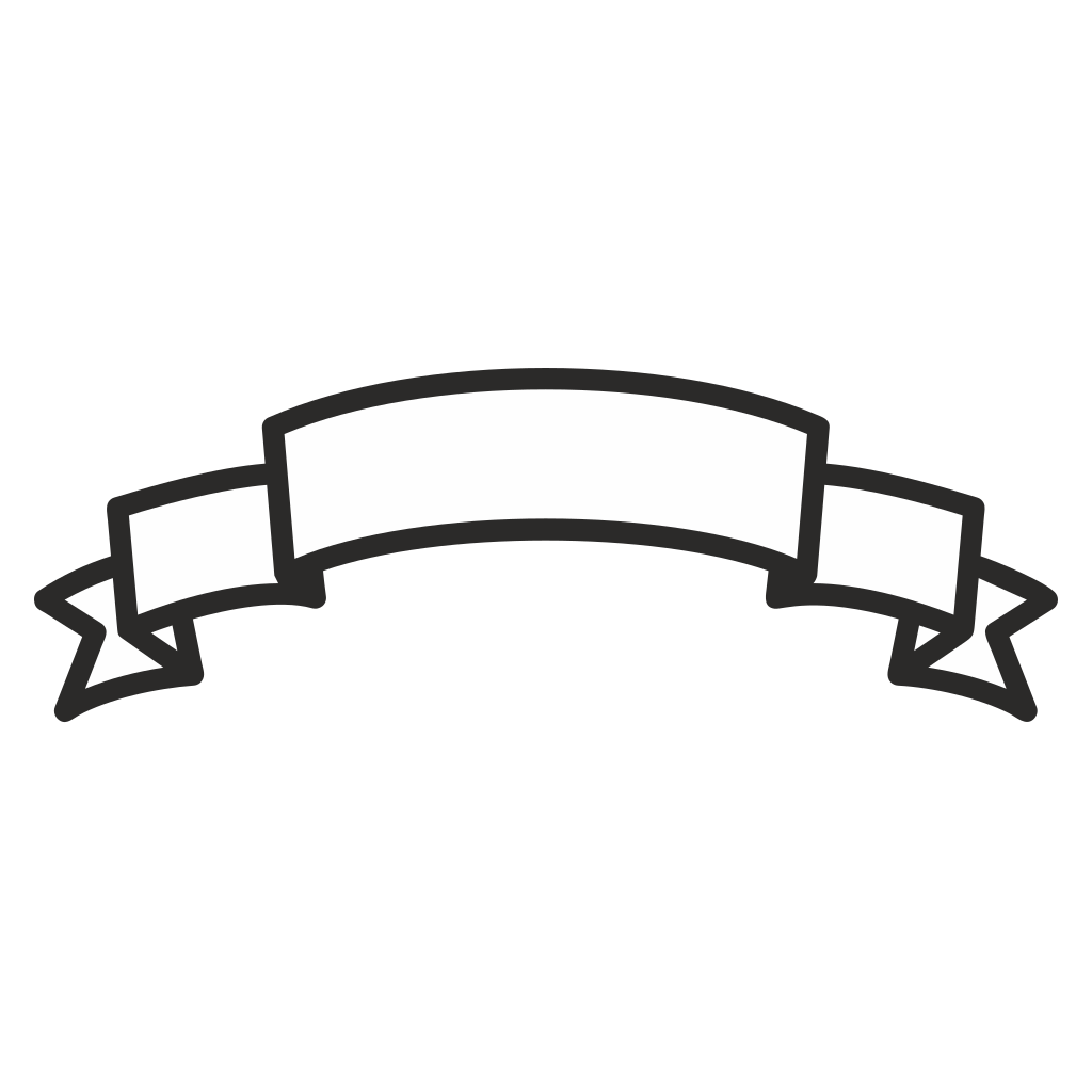 Creative vector banner outline design for cutting machines