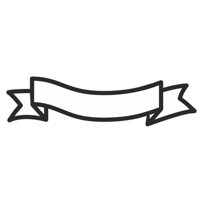 Vector banner outline design for creative projects and crafts