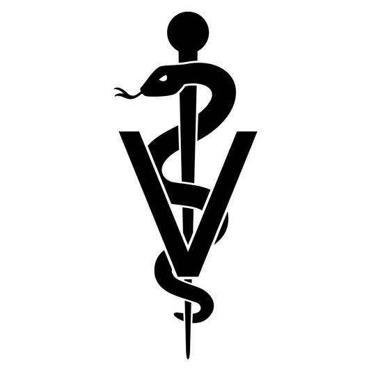Creative veterinary symbol design perfect for cutting machines