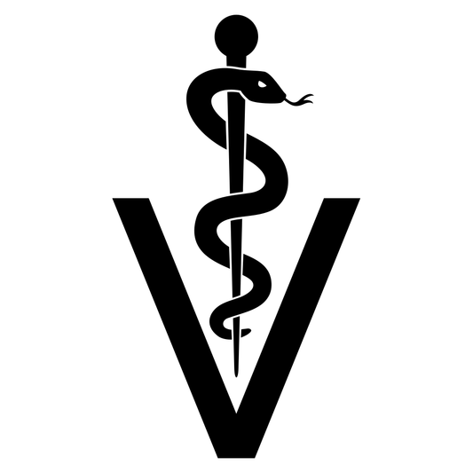 Veterinary symbol for cutting machine art projects