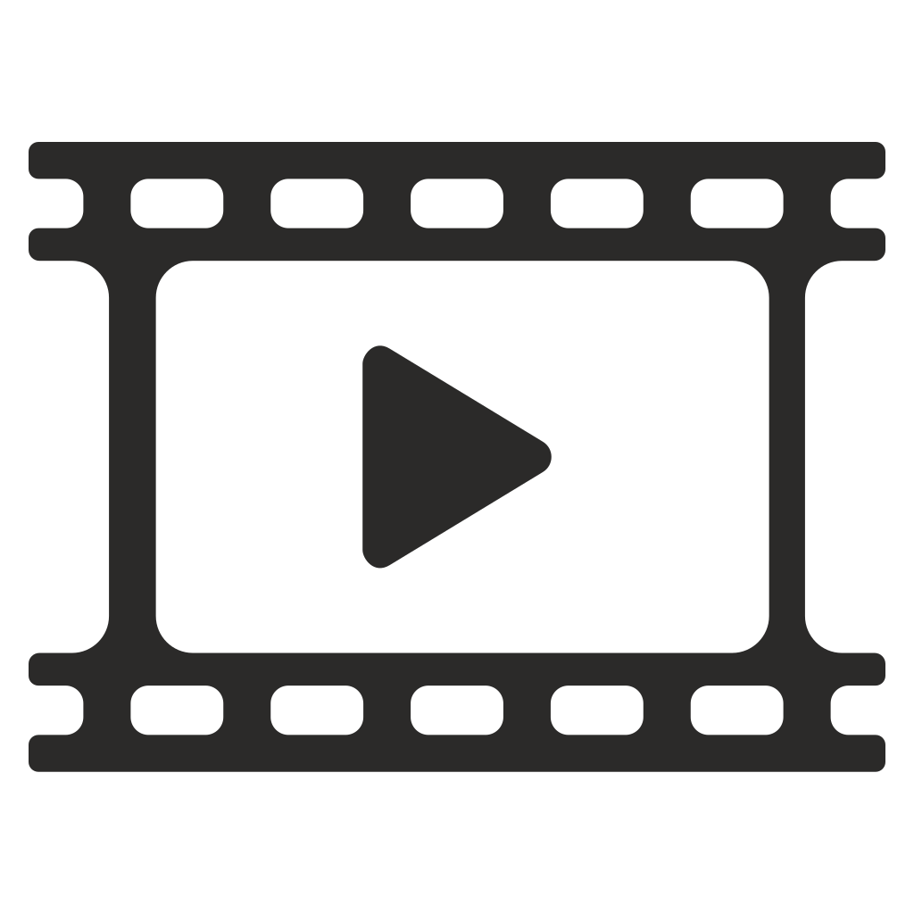 Creative vector cut file for crafting video play icon design