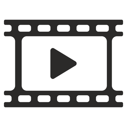 Creative vector cut file for crafting video play icon design