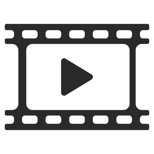 Creative vector cut file for crafting video play icon design