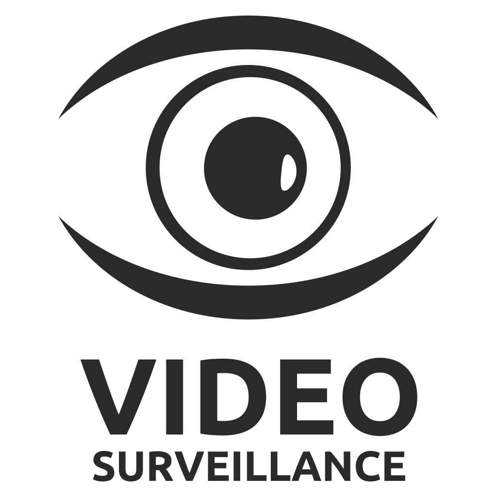 Eye-catching design for video surveillance vector art file
