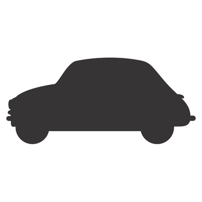 Vintage car silhouette design for cutting machine projects
