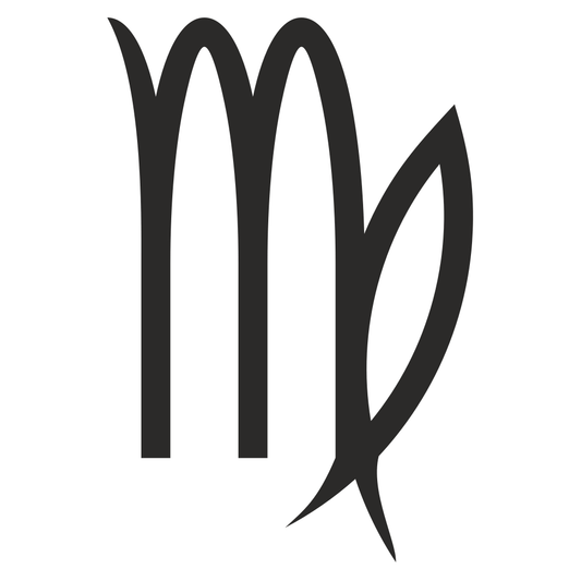Creative Virgo zodiac design for cutting machines