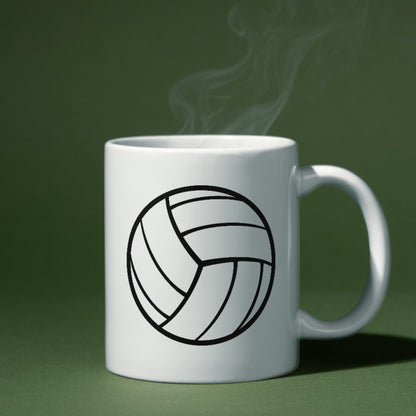Creative volleyball ball vector file for cutting machines