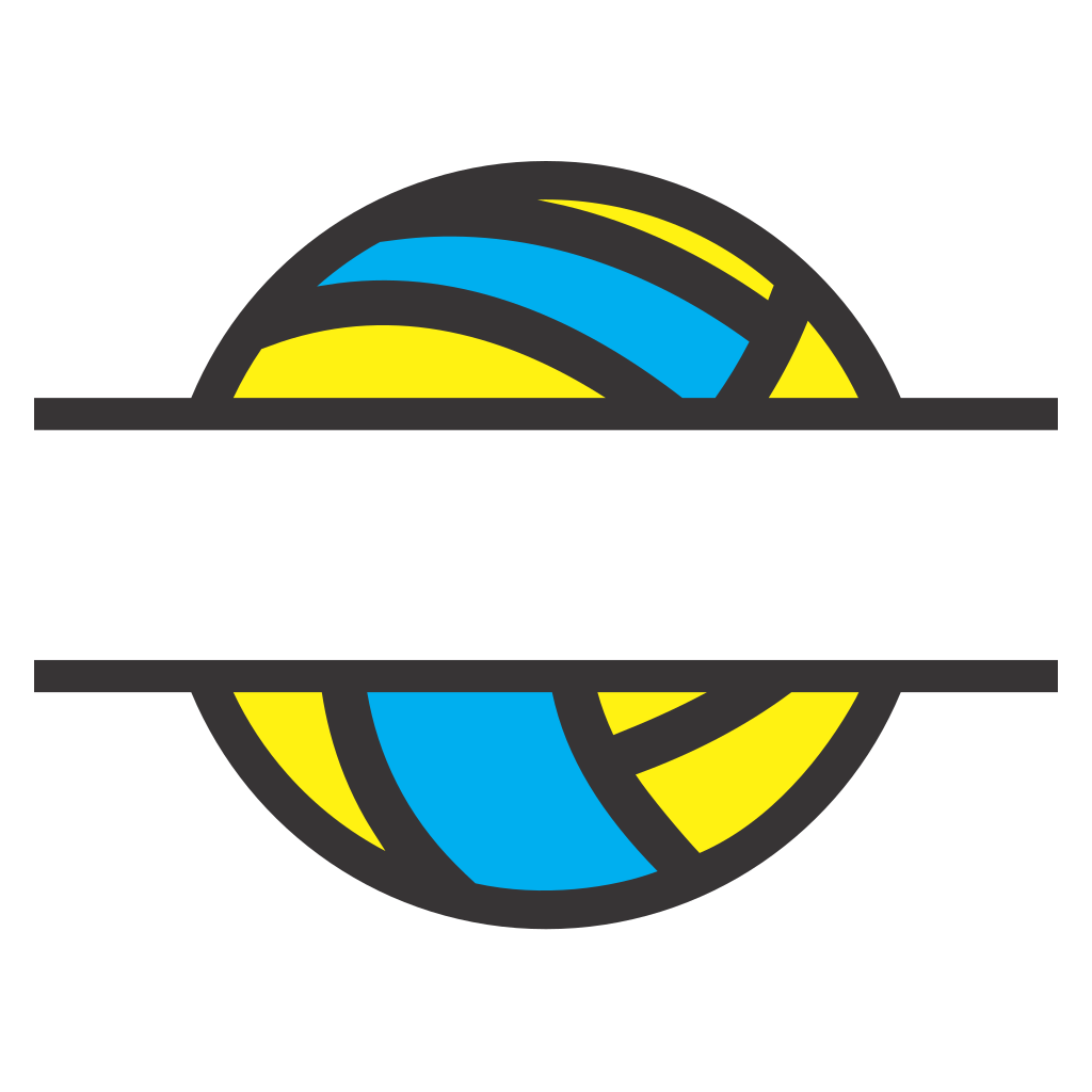 Unique volleyball monogram design for crafting enthusiasts