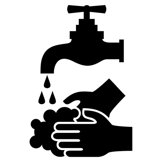 Hand washing vector design for cutting projects