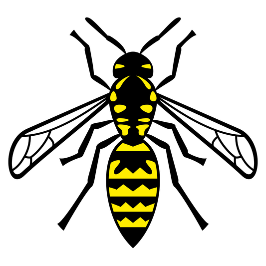 Creative vector illustration of a stylized bee for crafts