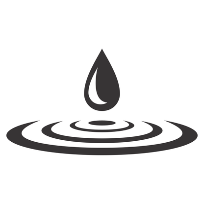 Elegant water drop design for creative cutting projects