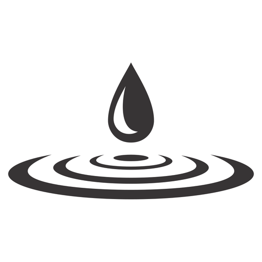 Elegant water drop design for creative cutting projects