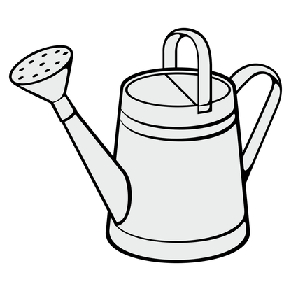 Creative watering can design for crafting projects