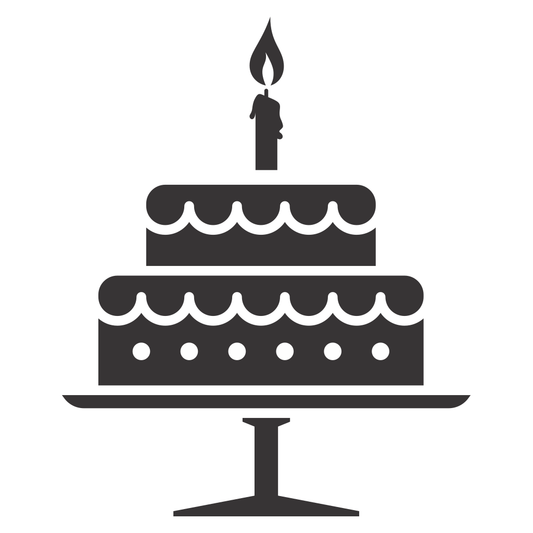 Elegant wedding cake vector design for creative cutting