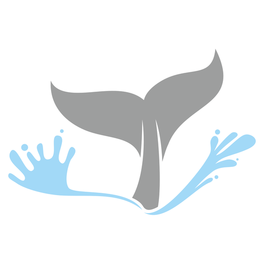 Creative whale tail design for cutting machines and crafts