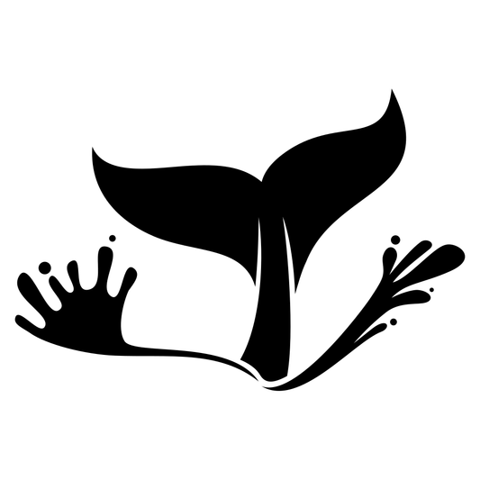 Creative whale tail vector design for crafting enthusiasts