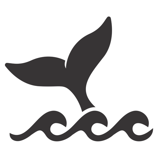 Whale tail silhouette perfect for crafting and cutting projects