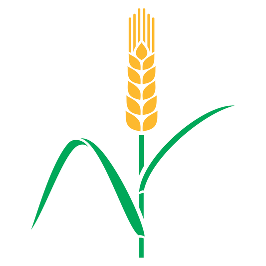 Creative wheat graphic design for cutting machines