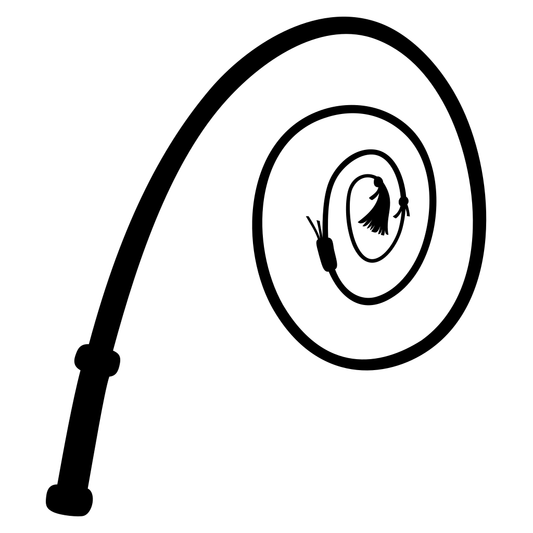 Spiral design of a fishing rod for creative cutting projects