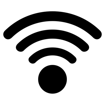 Stylish Wi-Fi symbol design for cutting machine projects