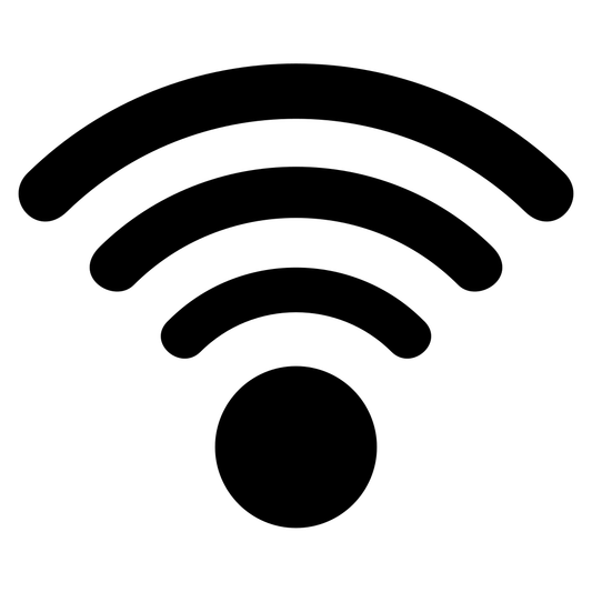 Stylish Wi-Fi symbol design for cutting machine projects