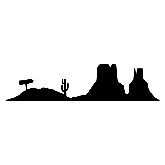 Captivating wild west landscape design for creative projects