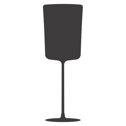 Elegant wine glass vector design for cutting machines