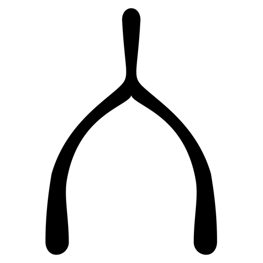 Creative wishbone design for cutting machines in SVG format