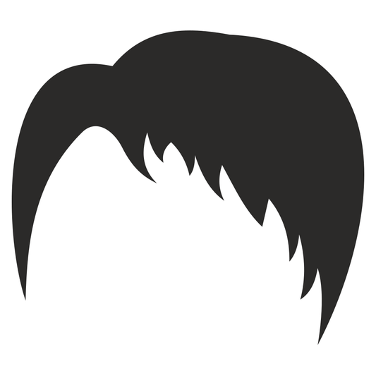 Creative vector hair design for cutting machines