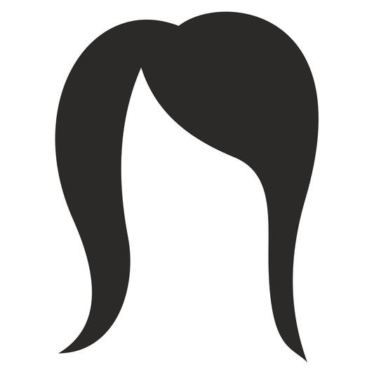 Elegant woman hairstyle vector design for cutting machines