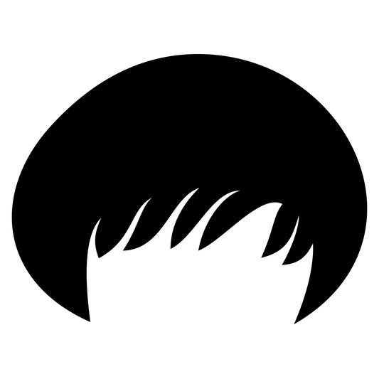 Creative vector hairstyle design for cut machine projects