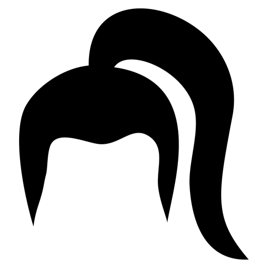 Creative vector designs of women hairstyles for cutting machines