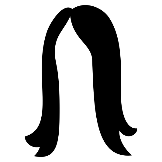 Stylish women's haircut vector for creative crafting projects