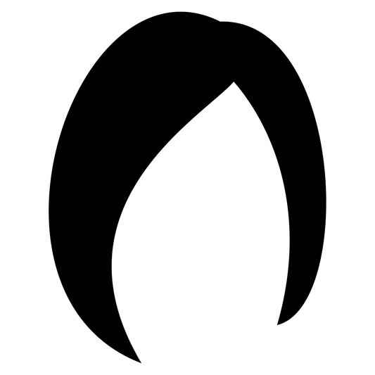 Elegant women hairstyle vector for cutting machine design
