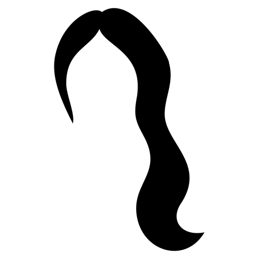 Elegant women's hairstyle vector design for cutting machines