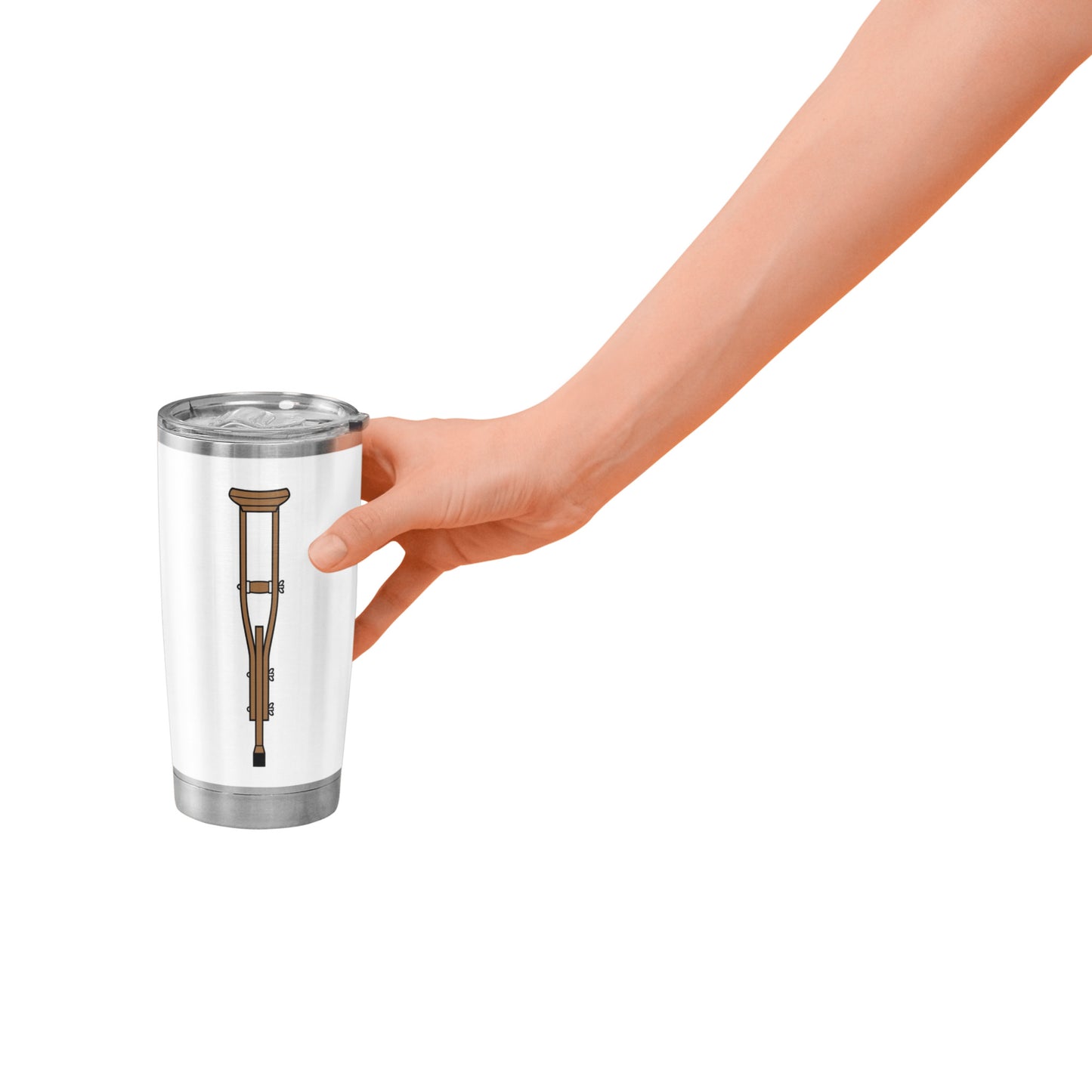 Innovative wooden crutch design for craft enthusiasts