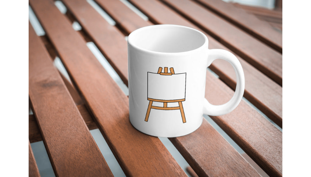 Creative wooden easel design for crafting and art projects