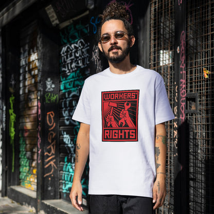 Workers rights poster design for inspiring activism