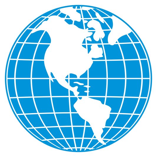 Creative world globe design for cutting machines