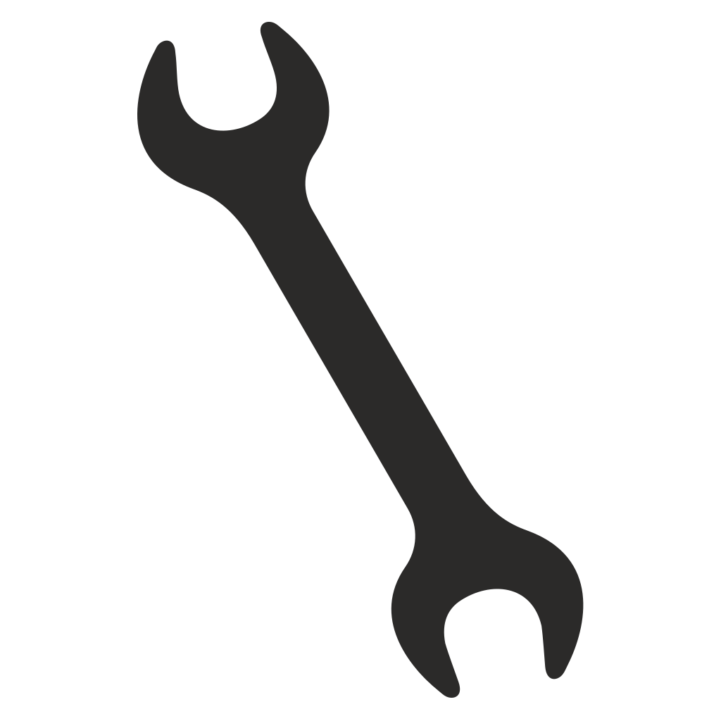Creative vector wrench design for crafting and cutting machines