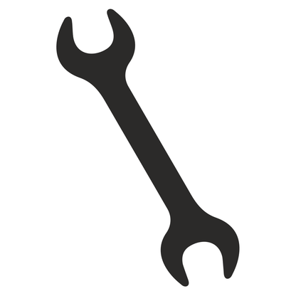 Creative vector wrench design for crafting and cutting machines