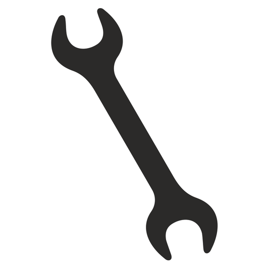 Creative vector wrench design for crafting and cutting machines