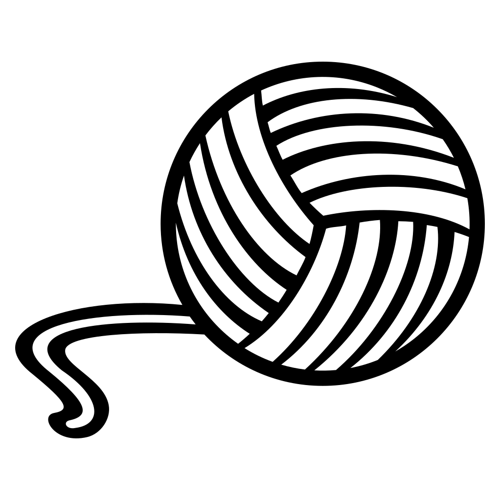 Creative yarn ball vector for unique crafting projects
