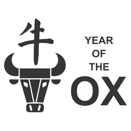 Celebrating the year of the ox with creative vector designs