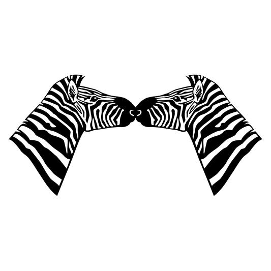 Zebra layered design for creative cutting machines