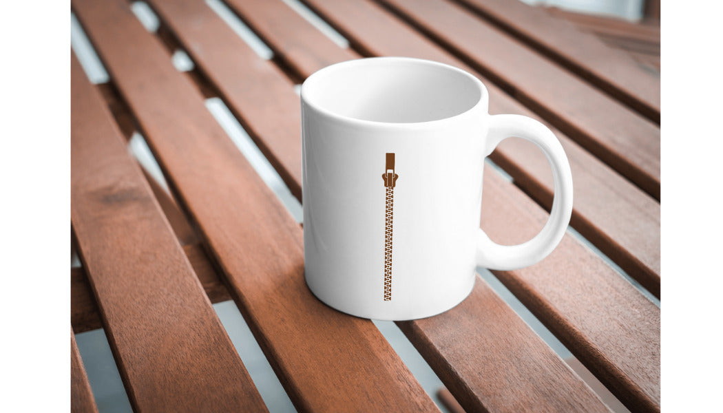 Creative vector design of a closed zipper for cut projects