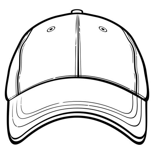 Unique baseball cap vector design for crafting enthusiasts