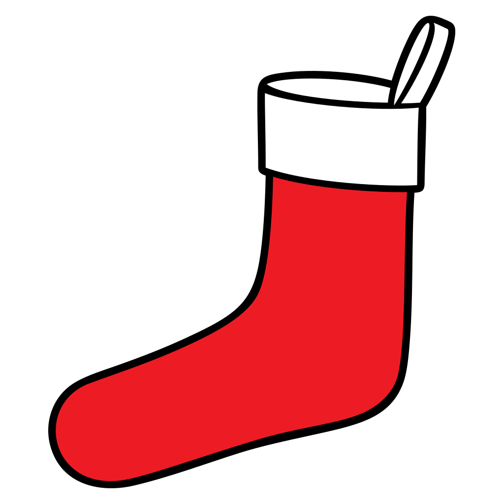 Creative Christmas socks design for cutting machine projects