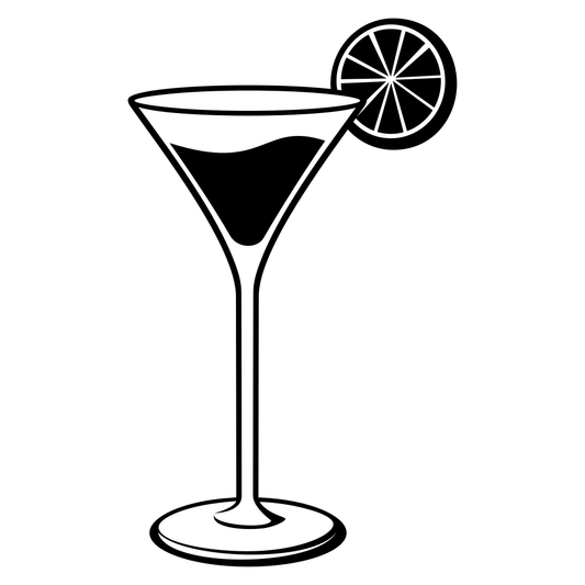 Enjoy refreshing cocktails with this stylish vector design