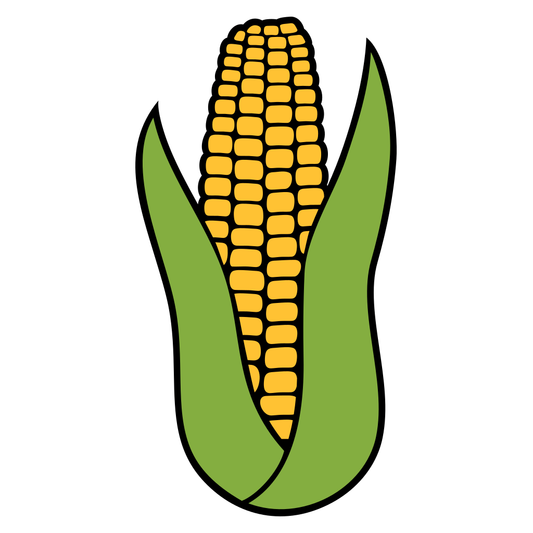 Colorful corn vector design for creative cutting projects
